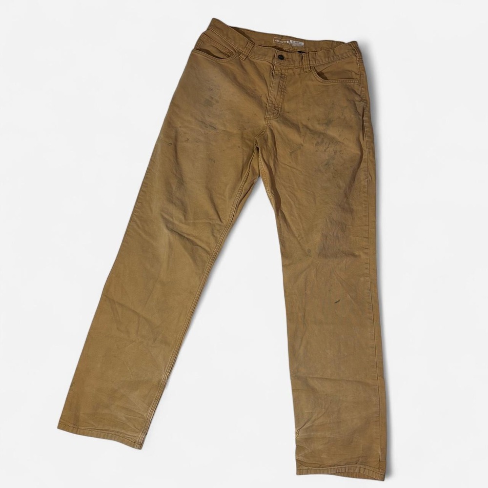 Mens Carhartt Pants Worn with Relaxed Fit